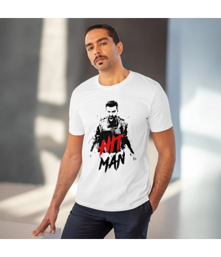 Men's PC Cotton Cricket Design Printed T Shirt (Color: White, Thread Count: 180GSM) Men's PC Cotton Cricket Design Printed T Shirt (Color: White, Thread Count: 180GSM)