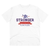 Men's PC Cotton Be Stronger Than Your Excuse Desing Printed T Shirt (Color: White, Thread Count: 180GSM) Men's PC Cotton Be Stronger Than Your Excuse Desing Printed T Shirt (Color: White, Thread Count: 180GSM)