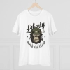Men's PC Cotton Gorila Desing Printed T Shirt (Color: White, Thread Count: 180GSM) Men's PC Cotton Gorila Desing Printed T Shirt (Color: White, Thread Count: 180GSM)