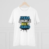 Men's PC Cotton Jyada Angreji Mat Jhaad Printed T Shirt (Color: White, Thread Count: 180GSM) Men's PC Cotton Jyada Angreji Mat Jhaad Printed T Shirt (Color: White, Thread Count: 180GSM)