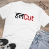 Men's PC Cotton Marathi Desing Printed T Shirt (Color: White, Thread Count: 180GSM) Men's PC Cotton Marathi Desing Printed T Shirt (Color: White, Thread Count: 180GSM)