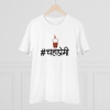 Men's PC Cotton Marathi Desing Printed T Shirt (Color: White, Thread Count: 180GSM) Men's PC Cotton Marathi Desing Printed T Shirt (Color: White, Thread Count: 180GSM)