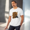 Men's PC Cotton Explore The Unseen Printed T Shirt (Color: White, Thread Count: 180GSM) Men's PC Cotton Explore The Unseen Printed T Shirt (Color: White, Thread Count: 180GSM)