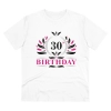 Men's PC Cotton 30th Birthday Printed T Shirt (Color: White, Thread Count: 180GSM) Men's PC Cotton 30th Birthday Printed T Shirt (Color: White, Thread Count: 180GSM)