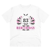Men's PC Cotton 83rd Birthday Printed T Shirt (Color: White, Thread Count: 180GSM) Men's PC Cotton 83rd Birthday Printed T Shirt (Color: White, Thread Count: 180GSM)