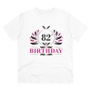 Men's PC Cotton 82nd Birthday Printed T Shirt (Color: White, Thread Count: 180GSM) Men's PC Cotton 82nd Birthday Printed T Shirt (Color: White, Thread Count: 180GSM)