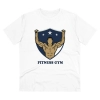 Men's PC Cotton Fittnes Gym Printed T Shirt (Color: White, Thread Count: 180GSM) Men's PC Cotton Fittnes Gym Printed T Shirt (Color: White, Thread Count: 180GSM)