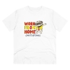 Men's PC Cotton Work From Home Desing Printed T Shirt (Color: White, Thread Count: 180GSM) Men's PC Cotton Work From Home Desing Printed T Shirt (Color: White, Thread Count: 180GSM)