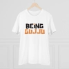 Men's PC Cotton Being Gujju Printed T Shirt (Color: White, Thread Count: 180GSM) Men's PC Cotton Being Gujju Printed T Shirt (Color: White, Thread Count: 180GSM)