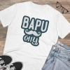Men's PC Cotton Baapu Printed T Shirt (Color: White, Thread Count: 180GSM) Men's PC Cotton Baapu Printed T Shirt (Color: White, Thread Count: 180GSM)