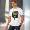 Men's PC Cotton Baka Tu Reva De Printed T Shirt (Color: White, Thread Count: 180GSM) Men's PC Cotton Baka Tu Reva De Printed T Shirt (Color: White, Thread Count: 180GSM)