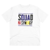 Men's PC Cotton Squed Ki Syneagy Printed T Shirt (Color: White, Thread Count: 180GSM) Men's PC Cotton Squed Ki Syneagy Printed T Shirt (Color: White, Thread Count: 180GSM)