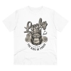 Men's PC Cotton Gorila Desing Printed T Shirt (Color: White, Thread Count: 180GSM)