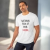 Men's PC Cotton India Kasam Printed T Shirt (Color: White, Thread Count: 180GSM)
