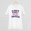 Men's PC Cotton Diet Na Ho Payega Printed T Shirt (Color: White, Thread Count: 180GSM)