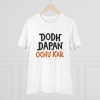 Men's PC Cotton Dodh Dapan Ochu Kar Printed T Shirt (Color: White, Thread Count: 180GSM) Men's PC Cotton Dodh Dapan Ochu Kar Printed T Shirt (Color: White, Thread Count: 180GSM)