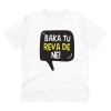 Men's PC Cotton Baka Tu Reva De Printed T Shirt (Color: White, Thread Count: 180GSM) Men's PC Cotton Baka Tu Reva De Printed T Shirt (Color: White, Thread Count: 180GSM)