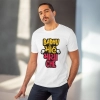 Men's PC Cotton Badhu Moh Maya Che Printed T Shirt (Color: White, Thread Count: 180GSM) Men's PC Cotton Badhu Moh Maya Che Printed T Shirt (Color: White, Thread Count: 180GSM)