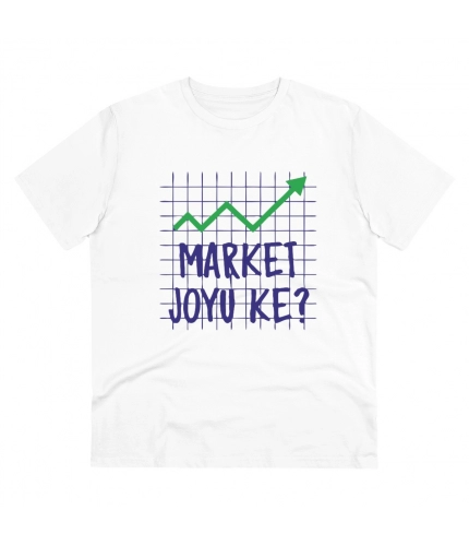 Men's PC Cotton Market Joyu Che Printed T Shirt (Color: White, Thread Count: 180GSM)