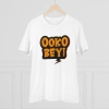Men's PC Cotton Telugu Desing Printed T Shirt (Color: White, Thread Count: 180GSM)