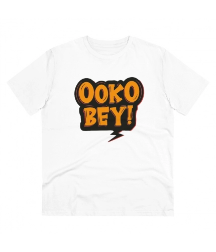 Men's PC Cotton Telugu Desing Printed T Shirt (Color: White, Thread Count: 180GSM)