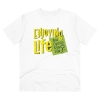 Men's PC Cotton Enjoying Life Printed T Shirt (Color: White, Thread Count: 180GSM) Men's PC Cotton Enjoying Life Printed T Shirt (Color: White, Thread Count: 180GSM)