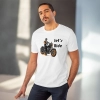 Men's PC Cotton Explore The Unseen Printed T Shirt (Color: White, Thread Count: 180GSM) Men's PC Cotton Explore The Unseen Printed T Shirt (Color: White, Thread Count: 180GSM)