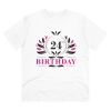 Men's PC Cotton 24th Birthday Printed T Shirt (Color: White, Thread Count: 180GSM) Men's PC Cotton 24th Birthday Printed T Shirt (Color: White, Thread Count: 180GSM)