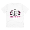 Men's PC Cotton 21st Birthday Printed T Shirt (Color: White, Thread Count: 180GSM) Men's PC Cotton 21st Birthday Printed T Shirt (Color: White, Thread Count: 180GSM)