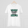 Men's PC Cotton Tention Lene Ka Nahi Dene Ka Printed T Shirt (Color: White, Thread Count: 180GSM) Men's PC Cotton Tention Lene Ka Nahi Dene Ka Printed T Shirt (Color: White, Thread Count: 180GSM)