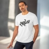 Men's PC Cotton Saheb Printed T Shirt (Color: White, Thread Count: 180GSM) Men's PC Cotton Saheb Printed T Shirt (Color: White, Thread Count: 180GSM)