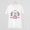 Men's PC Cotton 74th Birthday Printed T Shirt (Color: White, Thread Count: 180GSM) Men's PC Cotton 74th Birthday Printed T Shirt (Color: White, Thread Count: 180GSM)