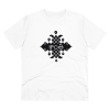 Men's PC Cotton Telugu Desing Printed T Shirt (Color: White, Thread Count: 180GSM)