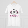 Men's PC Cotton 88th Birthday Printed T Shirt (Color: White, Thread Count: 180GSM) Men's PC Cotton 88th Birthday Printed T Shirt (Color: White, Thread Count: 180GSM)