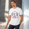 Men's PC Cotton 87th Birthday Printed T Shirt (Color: White, Thread Count: 180GSM) Men's PC Cotton 87th Birthday Printed T Shirt (Color: White, Thread Count: 180GSM)