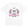 Men's PC Cotton 99th Birthday Printed T Shirt (Color: White, Thread Count: 180GSM) Men's PC Cotton 99th Birthday Printed T Shirt (Color: White, Thread Count: 180GSM)