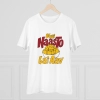 Men's PC Cotton Bhai Nasto Lai Aav Printed T Shirt (Color: White, Thread Count: 180GSM) Men's PC Cotton Bhai Nasto Lai Aav Printed T Shirt (Color: White, Thread Count: 180GSM)