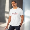 Men's PC Cotton Me Bhaghi Printed T Shirt (Color: White, Thread Count: 180GSM) Men's PC Cotton Me Bhaghi Printed T Shirt (Color: White, Thread Count: 180GSM)