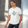 Men's PC Cotton Machate Raho Printed T Shirt (Color: White, Thread Count: 180GSM) Men's PC Cotton Machate Raho Printed T Shirt (Color: White, Thread Count: 180GSM)