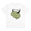Men's PC Cotton Dirty Minddid Printed T Shirt (Color: White, Thread Count: 180GSM)