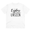 Men's PC Cotton Explore The Unseen Printed T Shirt (Color: White, Thread Count: 180GSM) Men's PC Cotton Explore The Unseen Printed T Shirt (Color: White, Thread Count: 180GSM)