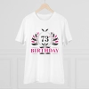 Men's PC Cotton 73rd Birthday Printed T Shirt (Color: White, Thread Count: 180GSM) Men's PC Cotton 73rd Birthday Printed T Shirt (Color: White, Thread Count: 180GSM)