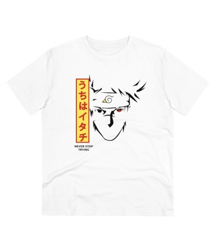 Men's PC Cotton Kunffo Printed T Shirt (Color: White, Thread Count: 180GSM)