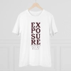 Men's PC Cotton Exposure Printed T Shirt (Color: White, Thread Count: 180GSM)