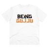 Men's PC Cotton Being Gujju Printed T Shirt (Color: White, Thread Count: 180GSM) Men's PC Cotton Being Gujju Printed T Shirt (Color: White, Thread Count: 180GSM)