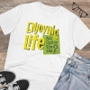 Men's PC Cotton Enjoying Life Printed T Shirt (Color: White, Thread Count: 180GSM) Men's PC Cotton Enjoying Life Printed T Shirt (Color: White, Thread Count: 180GSM)