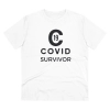 Men's PC Cotton Covid 19 Survivor Printed T Shirt (Color: White, Thread Count: 180GSM) Men's PC Cotton Covid 19 Survivor Printed T Shirt (Color: White, Thread Count: 180GSM)