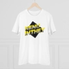 Men's PC Cotton Telugu Desing Printed T Shirt (Color: White, Thread Count: 180GSM)