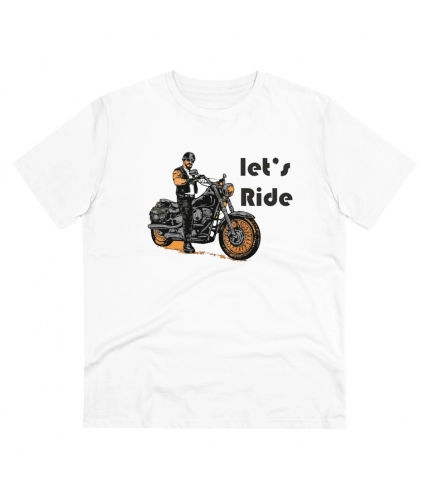 Men's PC Cotton Explore The Unseen Printed T Shirt (Color: White, Thread Count: 180GSM)