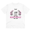 Men's PC Cotton 49th Birthday Printed T Shirt (Color: White, Thread Count: 180GSM) Men's PC Cotton 49th Birthday Printed T Shirt (Color: White, Thread Count: 180GSM)